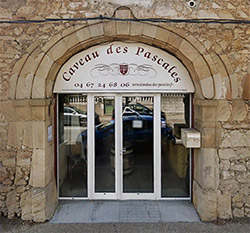 le caveau du domaine viticole des Pascales